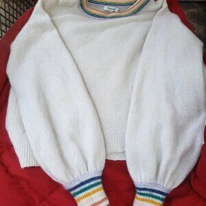 Madewell Sweater in cream - super soft and boxy